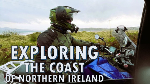 Exploring the coast of Northern Ireland by Motorcycle