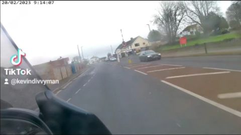 Why I position nearer the centre line approaching a junction on the left.