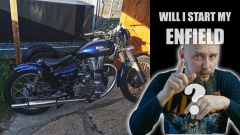 Enfield bobber first start