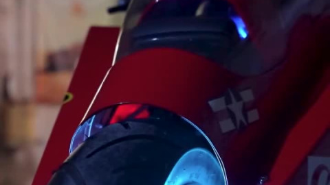 Imagine riding around the city at night on this!!