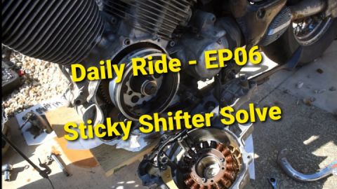 Sorting out my sticky gear shift.