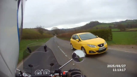Cruising a Devon Twisy A road