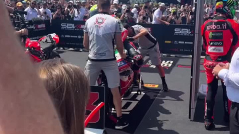 Well done Axel!! 3rd in Misano Superpole!! 