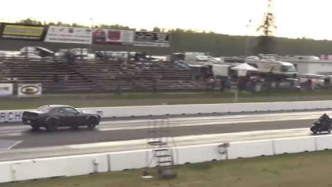 Hayabusa Turbo vs Demon vs Hellcat - Drag Racing