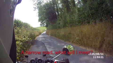 A Road closed and diversion adventure.