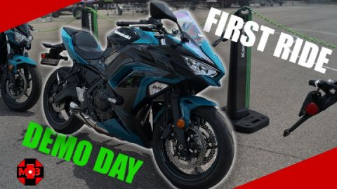 Demo day with Kawasaki, 2021 ninja 650