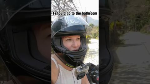 Weird times on a motorbike....