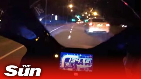 We all like to throttle up but public busy roads are not the place to do these sort of speeds...