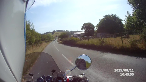 Glorious scenery cruising near Bickleigh Devon.