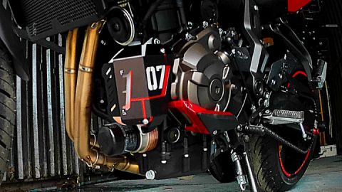 New coolant guard for Tracer 7 ☺✌