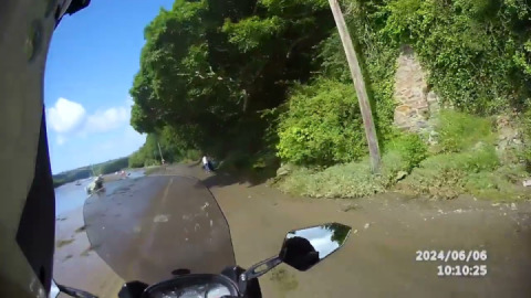 Riding a Tidal road.