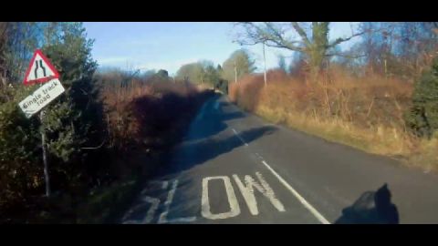 When you're glad you reacted to the road signs