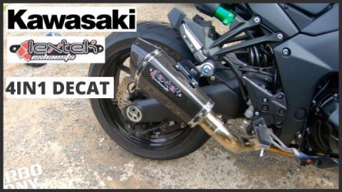 4into1 z1000sx Full decat exhaust.