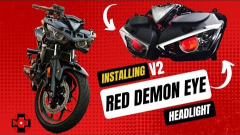 How to Install Demon Eye Headlight to Yamaha R3