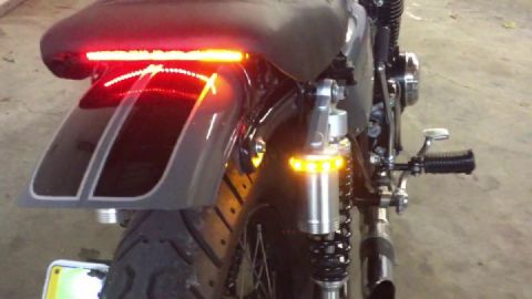 A detailed showing and start up with revving of a Modified/ freshly restored 1978 Honda CB550.