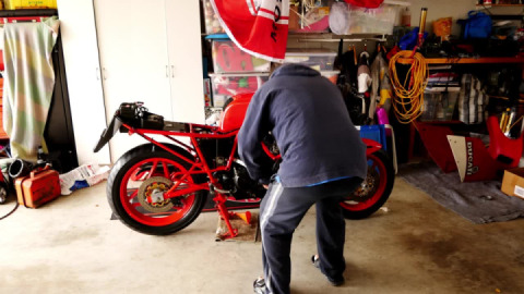 First start of my "new" bike...