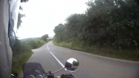 As promised, the journey back down Porlock Hill on my Royal Enfield interceptor 650.