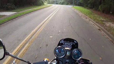 Loop around and get outta here!