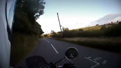 There's nothing like an evening ride on Empty B roads