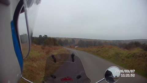 Cruising across Dartmoor from Hexworthy towards beautiful Venford reservoir.