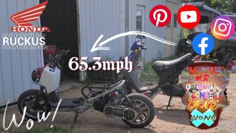 ROM TECH BUILT IN-HOUSE Our JUNK YARD DOG 150cc 65mph