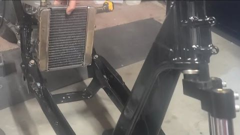 Its So Gold Member Radiator On 232cc Honda Ruckus