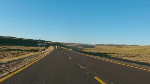 No better feeling than the open road!
