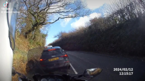 The hazards we meet motorcycling...