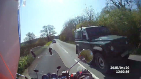 Leading a Plymouth Advanced Motorcyclists ride and enjoying the twisties on the A286 in mid devon.