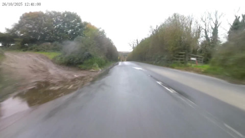 As the National speed limit sign applies, and the lure of a twisty road beckons,