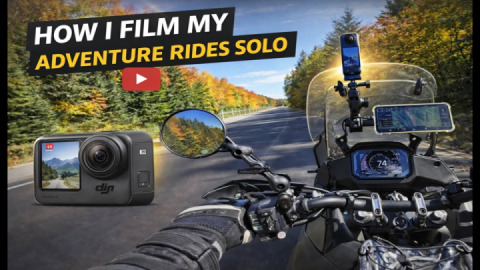 How I film motorcycle adventure videos